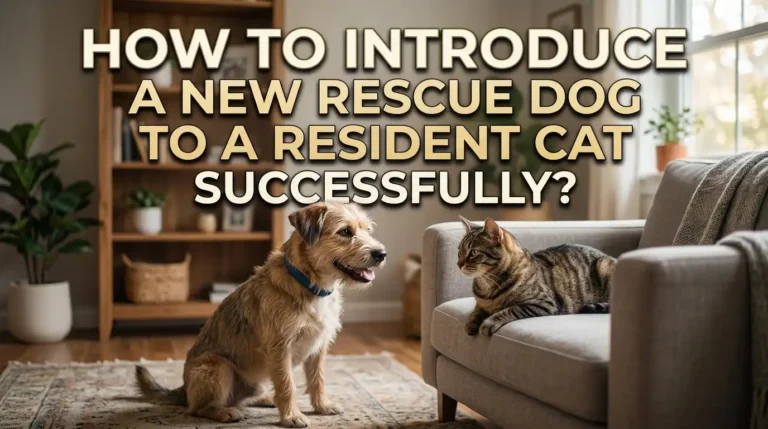 How to Introduce a New Rescue Dog to a Resident Cat Successfully?
