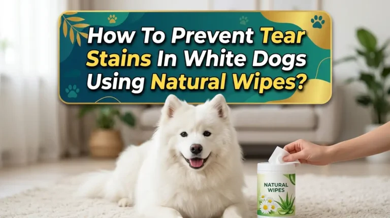 How To Prevent Tear Stains In White Dogs Using Natural Wipes?