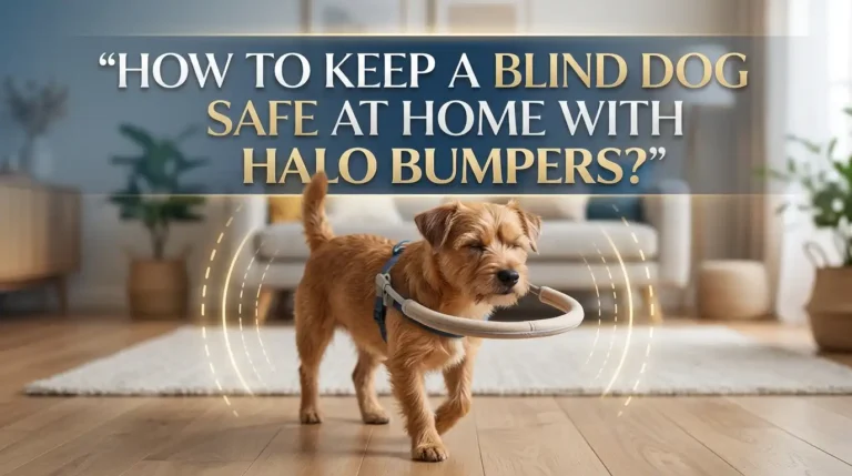 How To Keep A Blind Dog Safe At Home With Halo Bumpers?