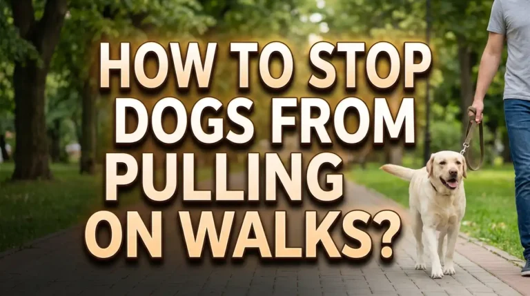How To Stop Dogs From Pulling On Walks?