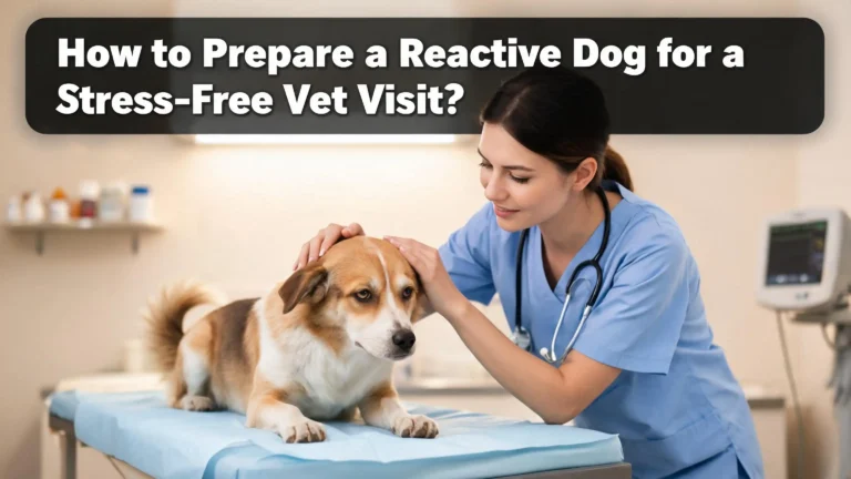 How to Prepare a Reactive Dog for a Stress Free Vet Visit?