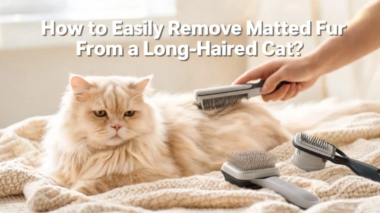 How to Easily Remove Matted Fur From a Long-Haired Cat?
