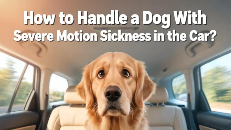 How to Handle a Dog With Severe Motion Sickness in the Car?