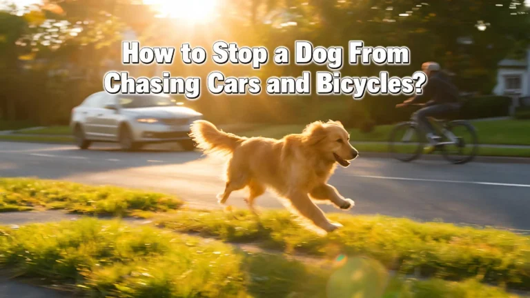 How to Stop a Dog From Chasing Cars and Bicycles?