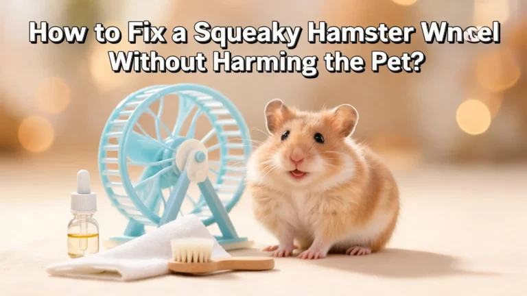 How to Fix a Squeaky Hamster Wheel Without Harming Your Pet?