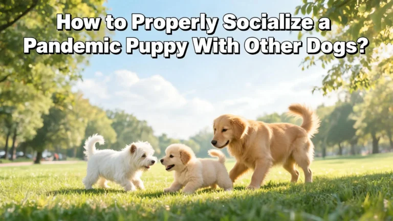 How to Properly Socialize a Pandemic Puppy With Other Dogs?