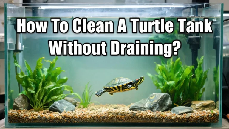 How To Clean A Turtle Tank Without Draining?