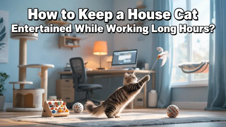 How to Keep a House Cat Entertained While Working Long Hours?