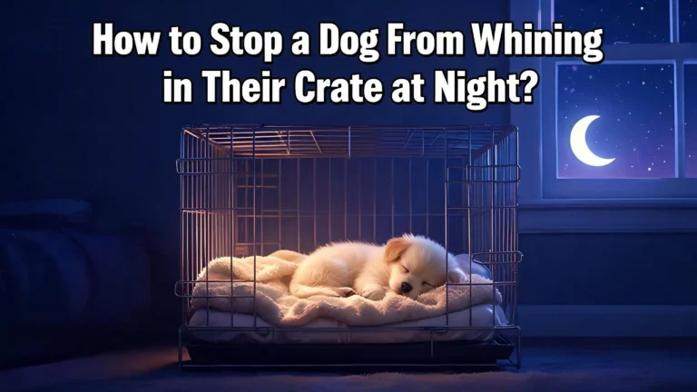 How to Stop a Dog From Whining in Their Crate at Night?