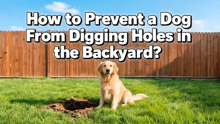 How to Prevent a Dog From Digging Holes in the Backyard?