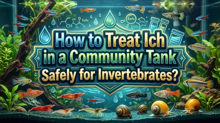 How to Treat Ich in a Community Tank Safely for Invertebrates?
