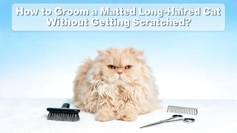 How to Groom a Matted Long Haired Cat Without Getting Scratched?