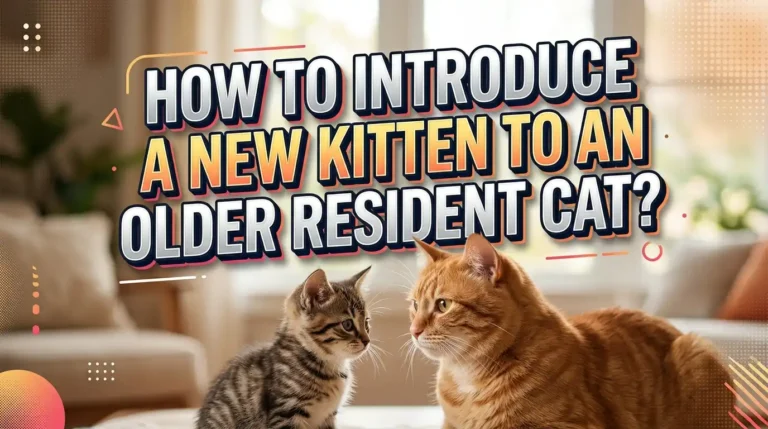 How to Introduce a New Kitten to an Older Resident Cat?