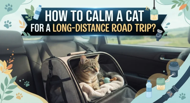How to Calm a Cat for a Long-Distance Road Trip?