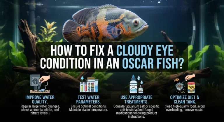 How to Fix a Cloudy Eye Condition in an Oscar Fish?