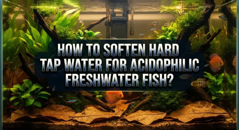 How to Soften Hard Tap Water for Acidophilic Freshwater Fish?