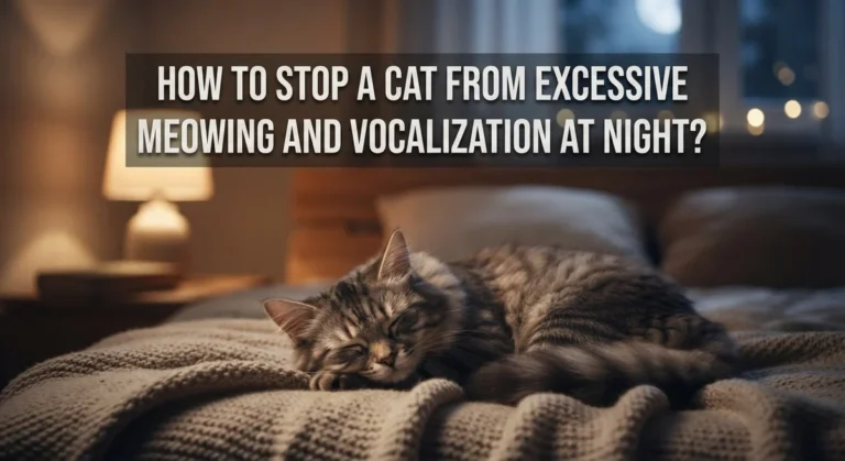 How to Stop a Cat From Excessive Meowing and Vocalization at Night?