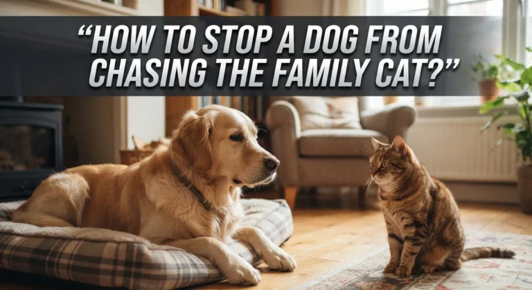 How to Stop a Dog From Chasing the Family Cat?