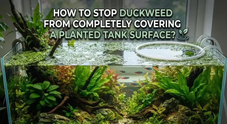 How to Stop Duckweed From Completely Covering a Planted Tank Surface?