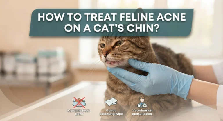 How to Treat Feline Acne on a Cat’s Chin?