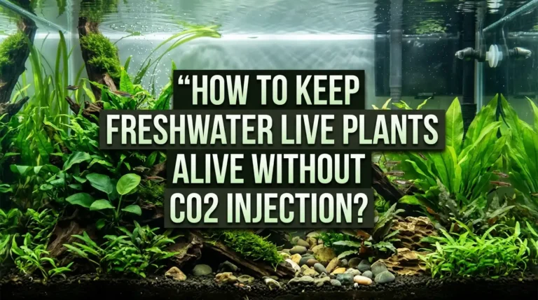 How to Keep Freshwater Live Plants Alive Without CO2 Injection?